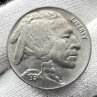 1934-P Buffalo Nickel 5c Philadelphia Five Cent US Coin - FULL HORN!