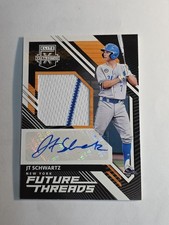 2021 Panini Elite Extra Edition - Future Threads Signatures JT Schwartz #FTS-JS