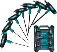 Libraton T-Griff Schraubendreher Set 7-Teilig 2,5-10Mm Innensechskant Quergriff