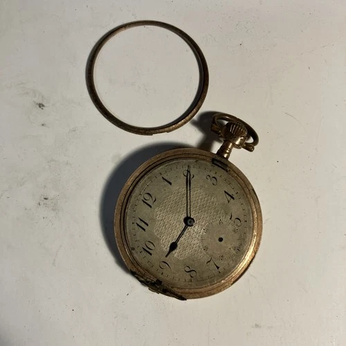American Waltham Watch Co. Pocket Watch Vintage Antique Parts Not Working