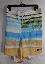 Corona Extra Swim Trunks Board Shorts Beach Graphic Blue XXXL 3XL