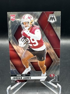 2025 Panini Mosaic Jordan James #370 RC Rookie San Francisco 49'ers