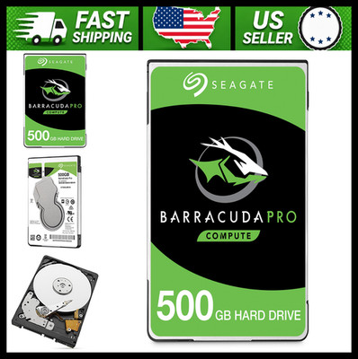 Seagate BarraCuda Pro 500GB 2.5'' SATA Internal Hard Drive 7200 RPM
