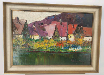  Ölgemälde von Willy Jäger (1912-1981)