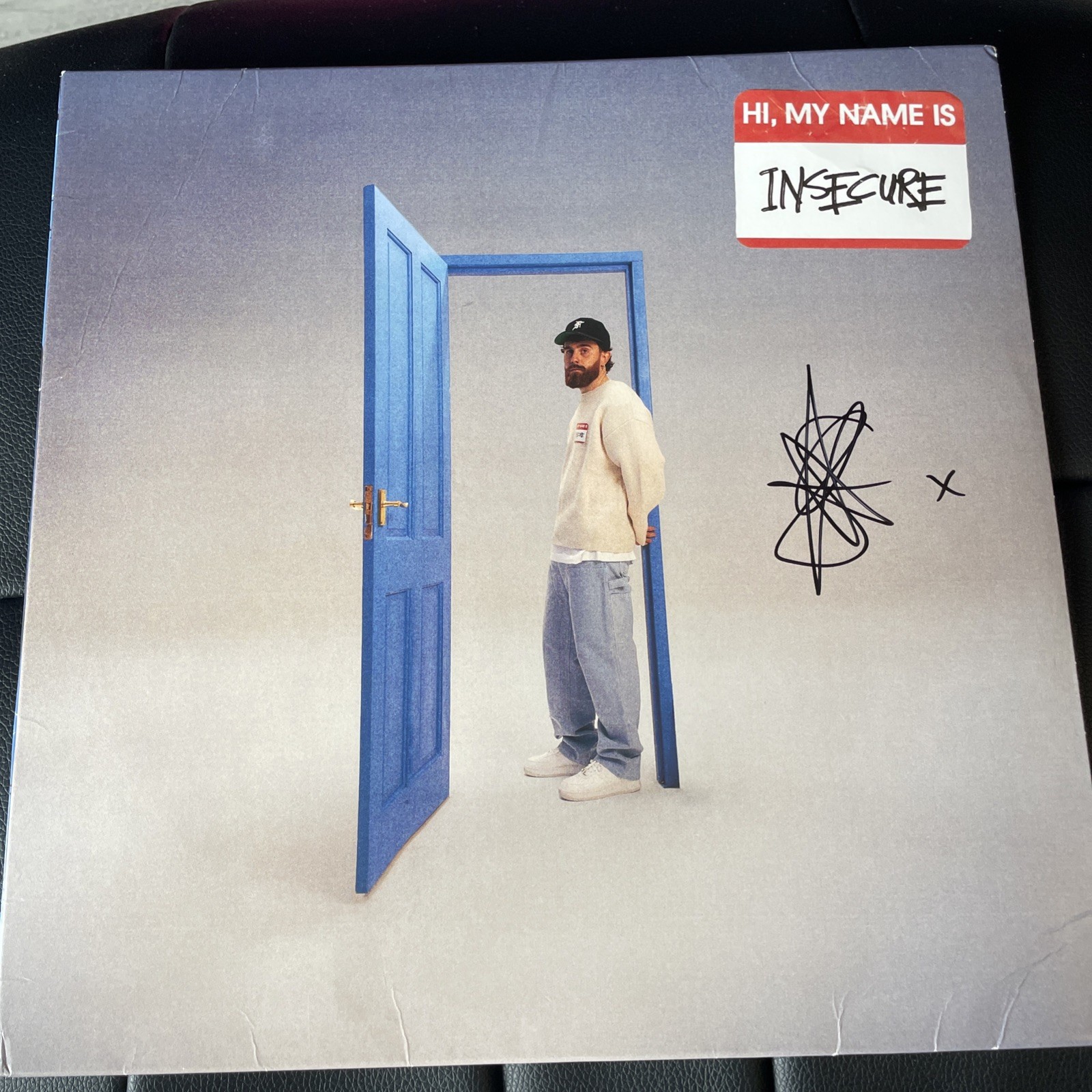 Sam Tompkins - Hi, My Name Is Insecure ***SIGNED*** Blue Coloured  Vinyl LP