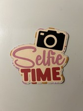 Selfie Time Scrapbook Title Handmade Paper Pieced Die Cut