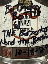 The BERZERKER 61st BIRTHDAY BOTTLE JOHN NORD the Barbarian Autographed WWF AWA