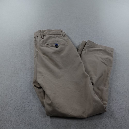 Peter Manning Chino Pants Mens 32 Beige Cotton Classic Fit Straight Leg Office