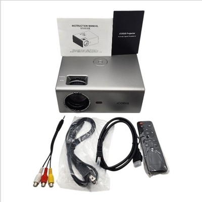 iCODIS T400 HD LED Projector 3800 Lumens 720p HDMI USB VGA Home Theater Projecto