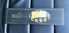 Beeos 100 Remy Human Hair Bulk 20 Deep Wave, Color 27 Honey Blonde