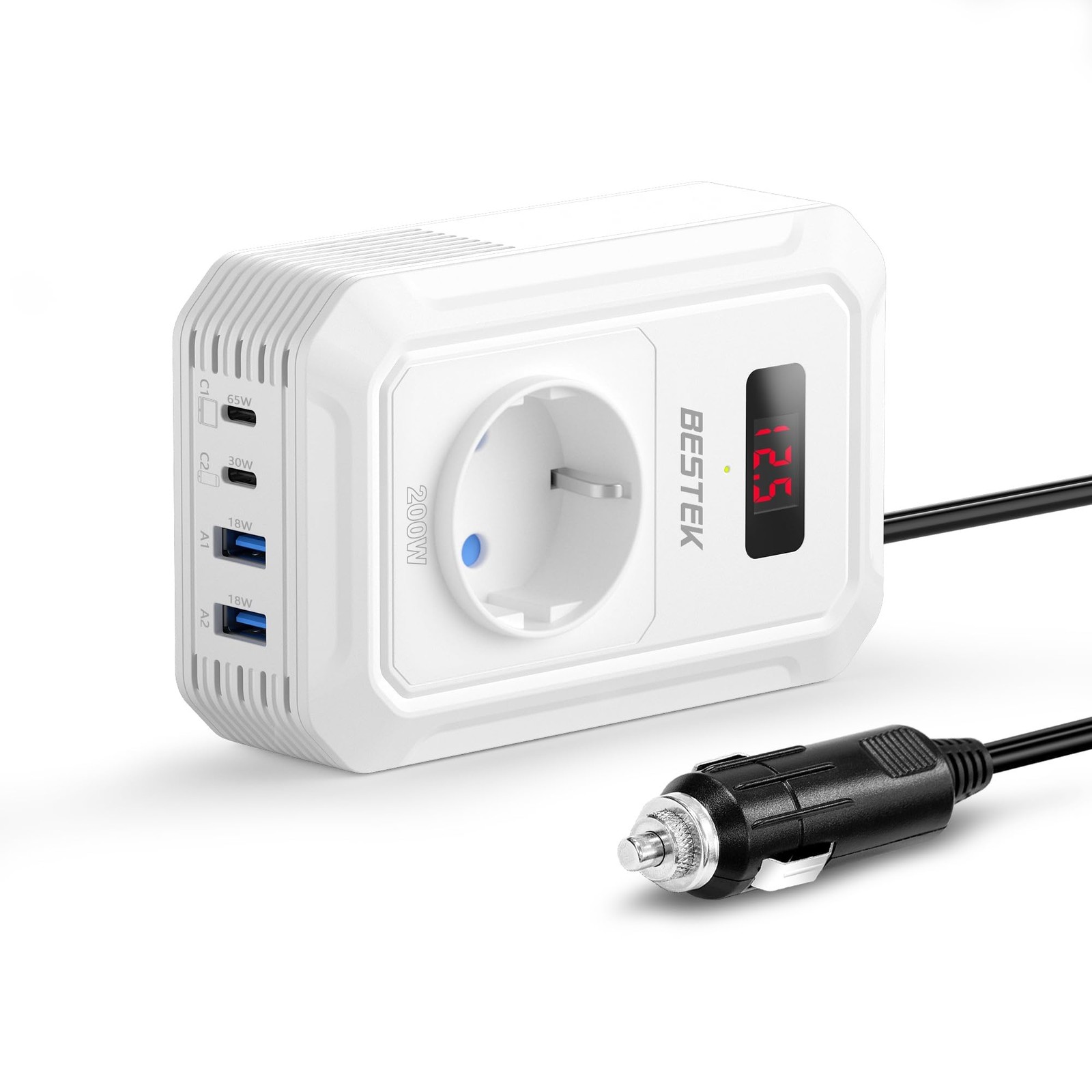 Miglior Inverter 200W 12V 220V per Digital Nomads | Onda Pura USB-C