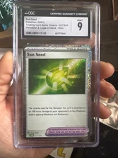 Sun Seed 027/034 Trading Card Game Classic Holo cgc mint 9