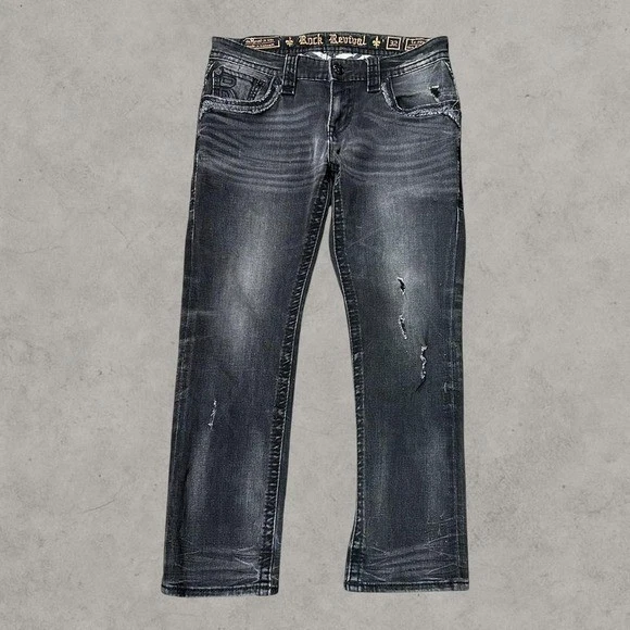 Rock Revival Regular 32 Size Jeans Men's 30 in Inseam for sale | eBay