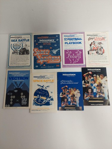Vintage Intellivision Manual and Catalog Lot