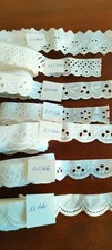 Borten, Bordüren, Zierband, Spitzenstoff --unbenutzt--