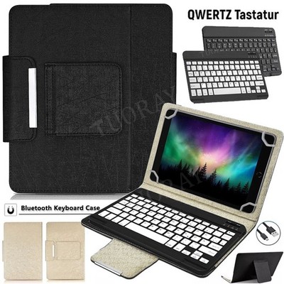 Schutzhülle mit QWERTZ Tastatur Maus für Huawei Matepad 11 SE M5 Honor X9 X8 Pro