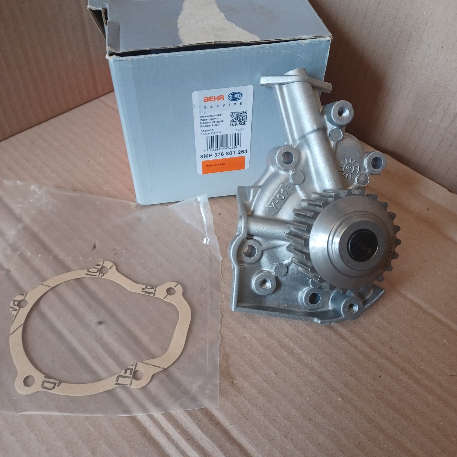 Pompe à eau de refroidissement pour moteurs Chevrolet Aveo 1.2 et Matiz 1.0 essence