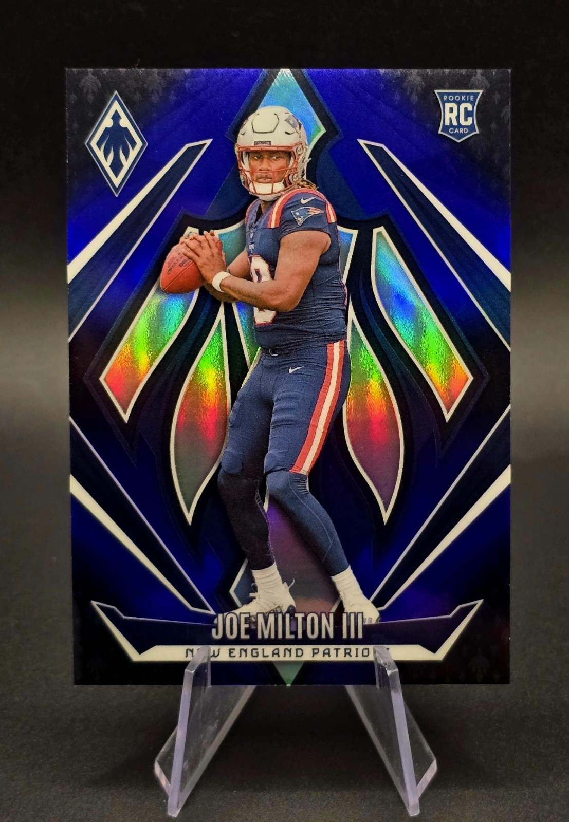 2024 Panini Phoenix #205 Joe Milton III Blue Fade #/249 Color Match