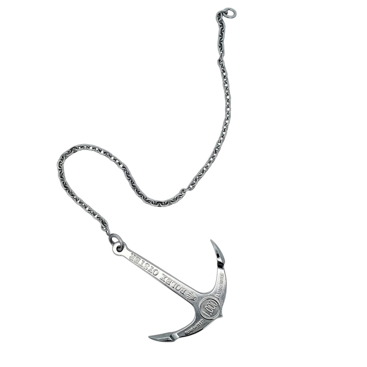 OEM Rolex Anchor Charm 1000ft Submariner Sea-Dweller Tag Stainless