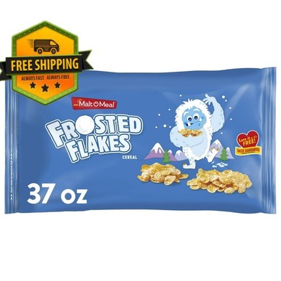 Malt-O-Meal Frosted Flakes Cereal Family Size 37 oz Resealable Bag