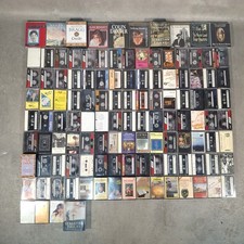 119x Vintage Music Cassette Tape Job Lot Mixed Genres Pre Recorded Used Bundle