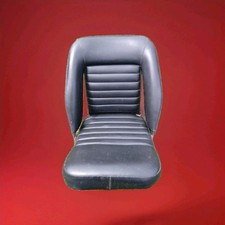 Lancia Fulvia Hf Sport Seat Original Era Black Reclining Leather 1 S Lancia Fulvia Hf Sport Seat Original Era Black Reclining Leather 1 S