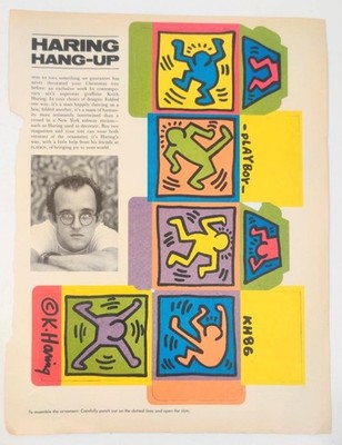 Vintage KEITH HARING Artwork HANG UP 1986 Playboy Exclusive