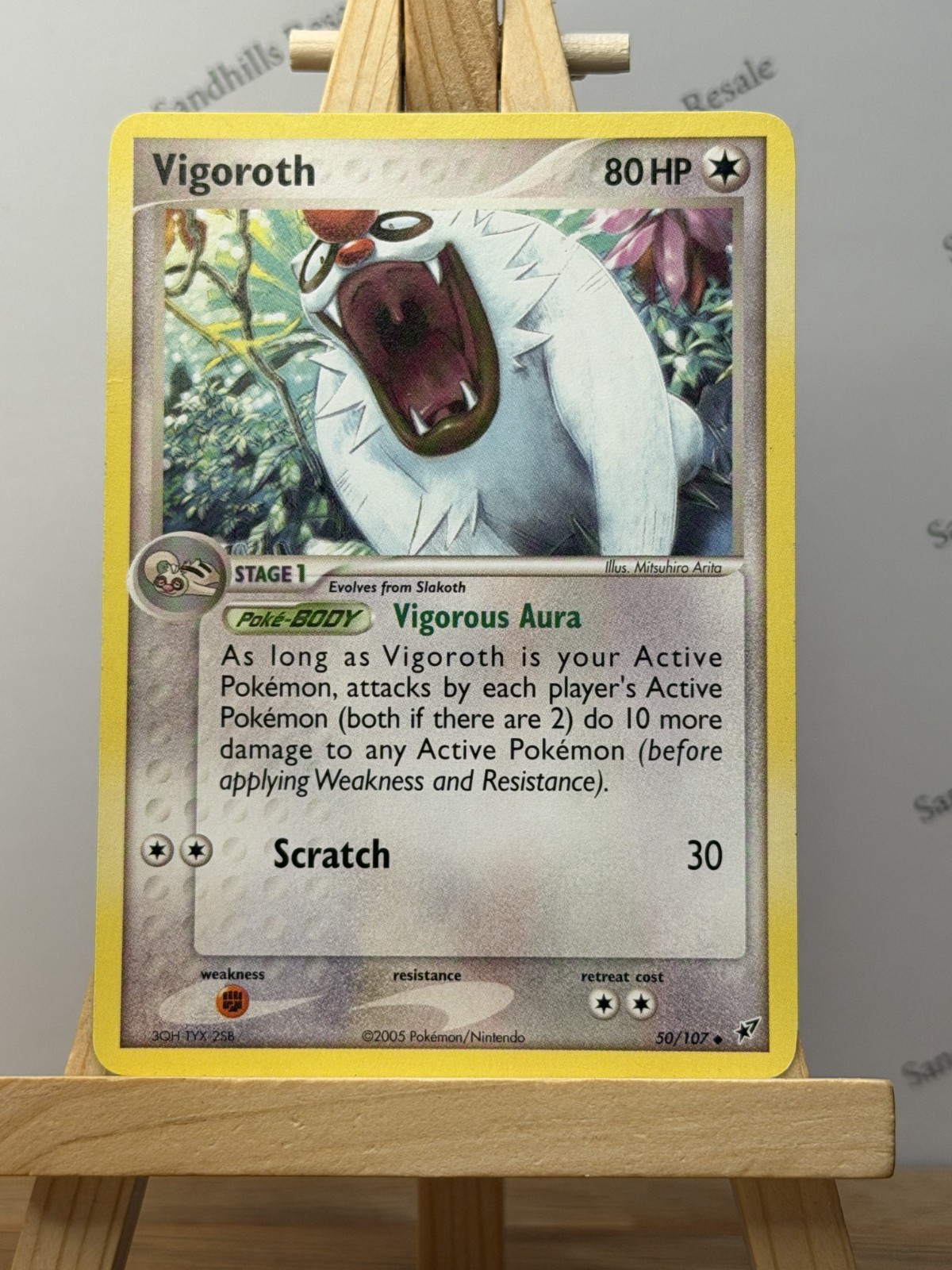 Pokemon TCG * Vigoroth * 50/107 * Deoxys * Uncommon * Regular * 2005