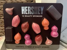 HERSHEY 12 Piece Makeup Beauty Blender Sponges BRAND NEW