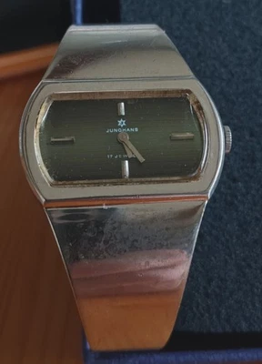 Junghans Damenuhr Silber Vintage Handaufzug - Bild 1 von 4