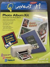 INVENT IT, PHOTO ALBUM KIT, FOR INKJET PRINTERS, 15 SHEETS OF PHOTO PAPER