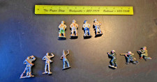  10 Vintage Cast Metal Toy Soldiers Army Men Indian Figures Lot