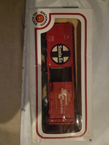 Coche de caja Bachmann Santa Fe 41' escala HO 14032 super control de choque vintage nuevo en caja | Condition: Used