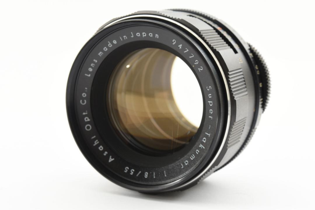 Early model Super Takumar 55mm F1.8 with hood SO266 | eBay