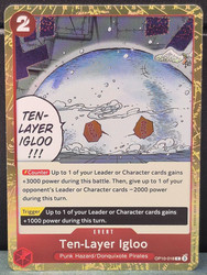 Ten-Layer Igloo (Pirate Foil) OP10-018 - Premium Booster - The Best Vol. 2