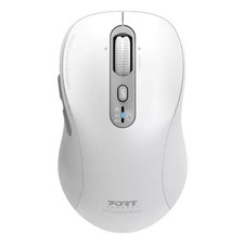 Image of Port Designs 900707CW Mouse 3200 DPI DPI RF Wireless + Bluetooth White 900707CW