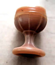 Caramel Slag Glass Eye Wash Cup EXCELLENT Hard To Find Vintage