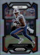 2023 Panini Prizm Justin Shorter #310 Silver Buffalo Bills 25F