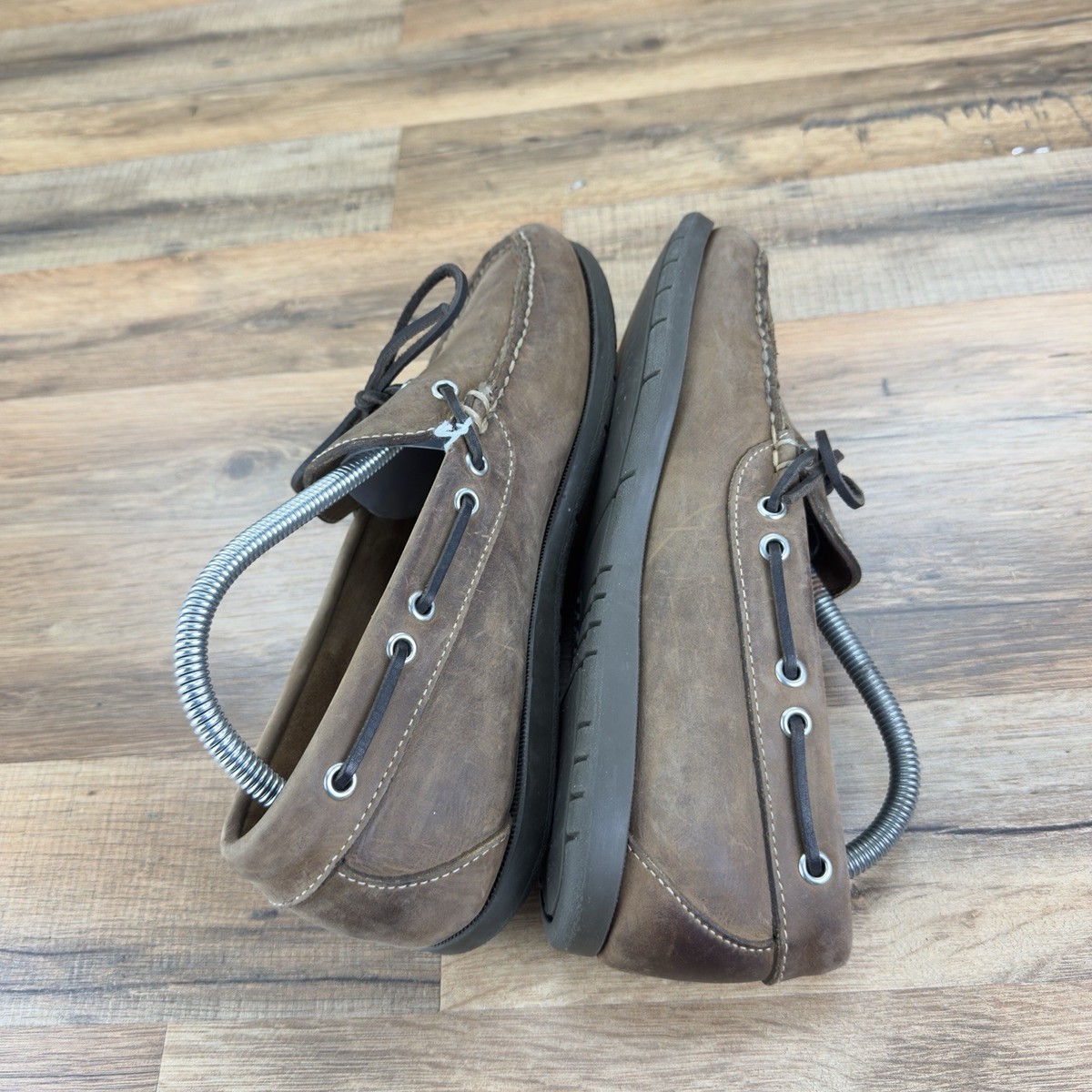 LL Bean Size 8 D Signature Brown Boat Shoes Loafers  display picture 3