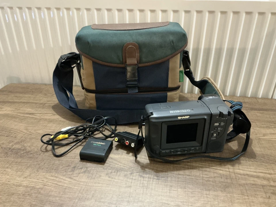 Sharp Viewcam VL-E66H Digital 8 Video Camera vtg camcorder (3 - Image 4 of 4