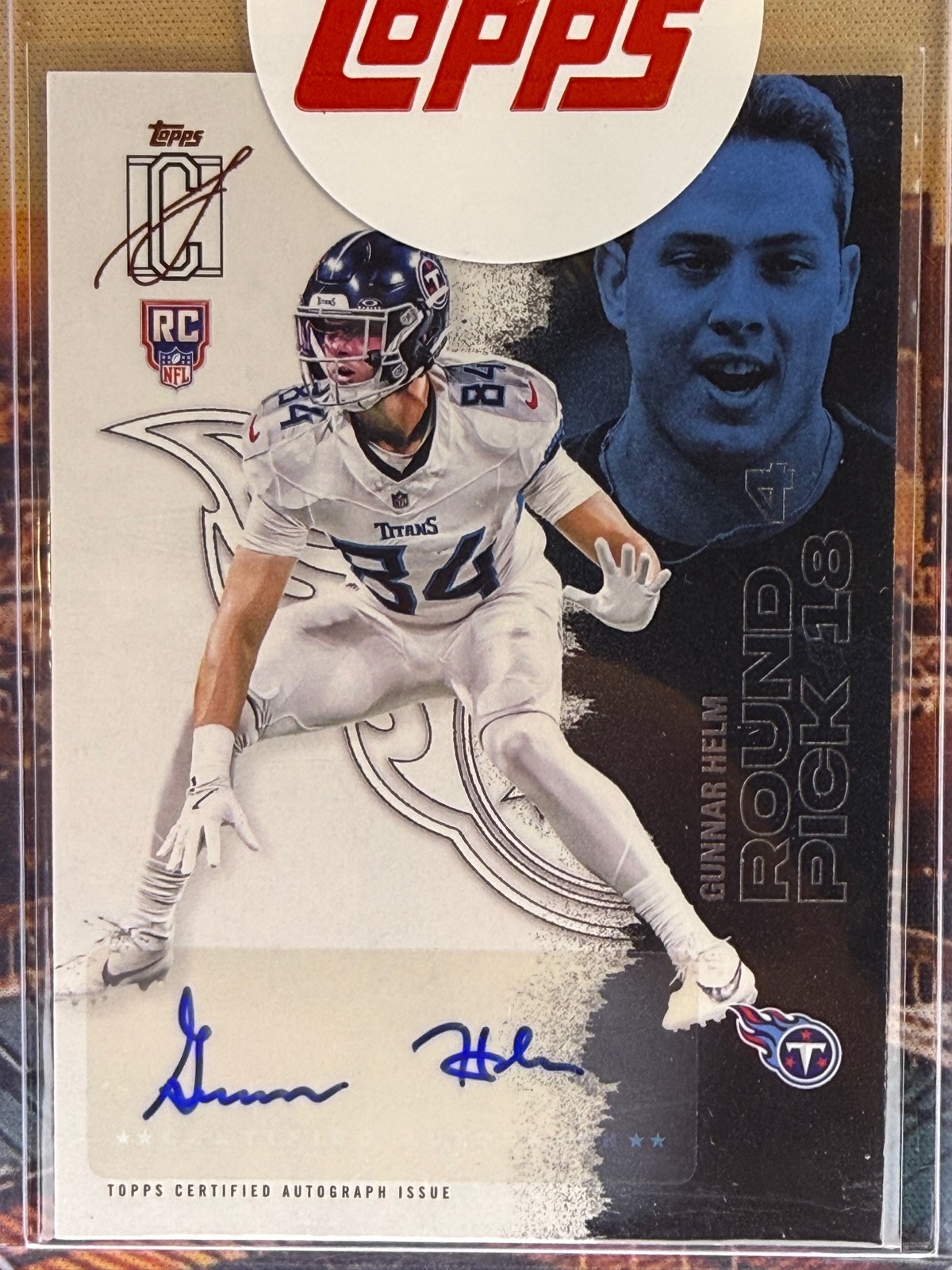 2025 Topps Signature Class #166 Gunnar Helm Autographs