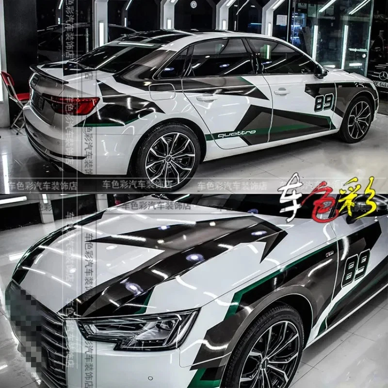 FOR Audi A3 A4 A5 A6 A7 A8 car stickers appearance modified sports Decal film - Изображение 2 из 4