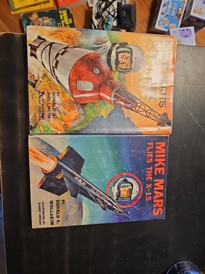 Mike Mars Space Adventure Lot 2 Donald Wollheim Cape Canaveral Flies The X-15 