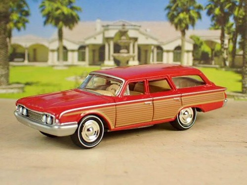 Classic 1960 Ford Country Squire 292ci V8 Station Wagon 1/64 Scale Limited Edt F - 第 4/5 張圖片