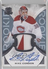 2015-16 Upper Deck The Cup Rookie 170/249 Mike Condon #126 Patch Auto 1e15