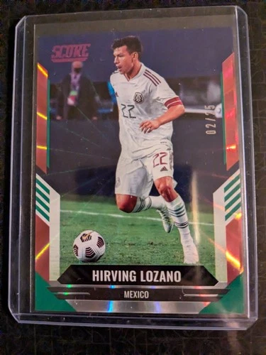 Panini FIFA Score Soccer 2021/22 Hirving Lozano Pink Laser /25