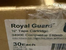 (Lot of 30) Imation Royal Guard 1/2" Tape Cartridge 3490e Compatible 810mb OPEN