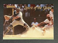 1992 Donruss Spirit of the Game Safe at Home! SG-9 Bip Roberts Cincinnati Reds