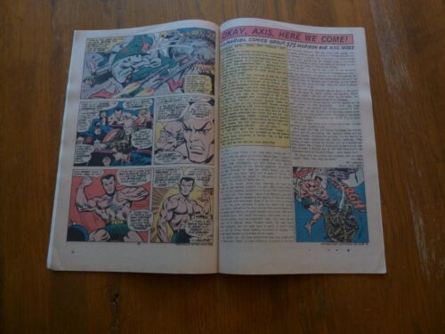 Invaders #3 & #4 - Marvel Comics 1975 - Roy Thomas, Frank Robbins UK Variants - Picture 9 of 22