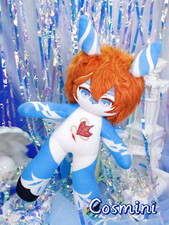 Anime Genshin Impact Tartaglia Childe 30cm Plush Doll Dress up Toy Plushie